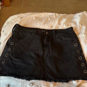 American Eagle Black Denim Skirt